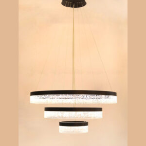 لوستر سه طبقه حباب دار تک لایت 60.40.20