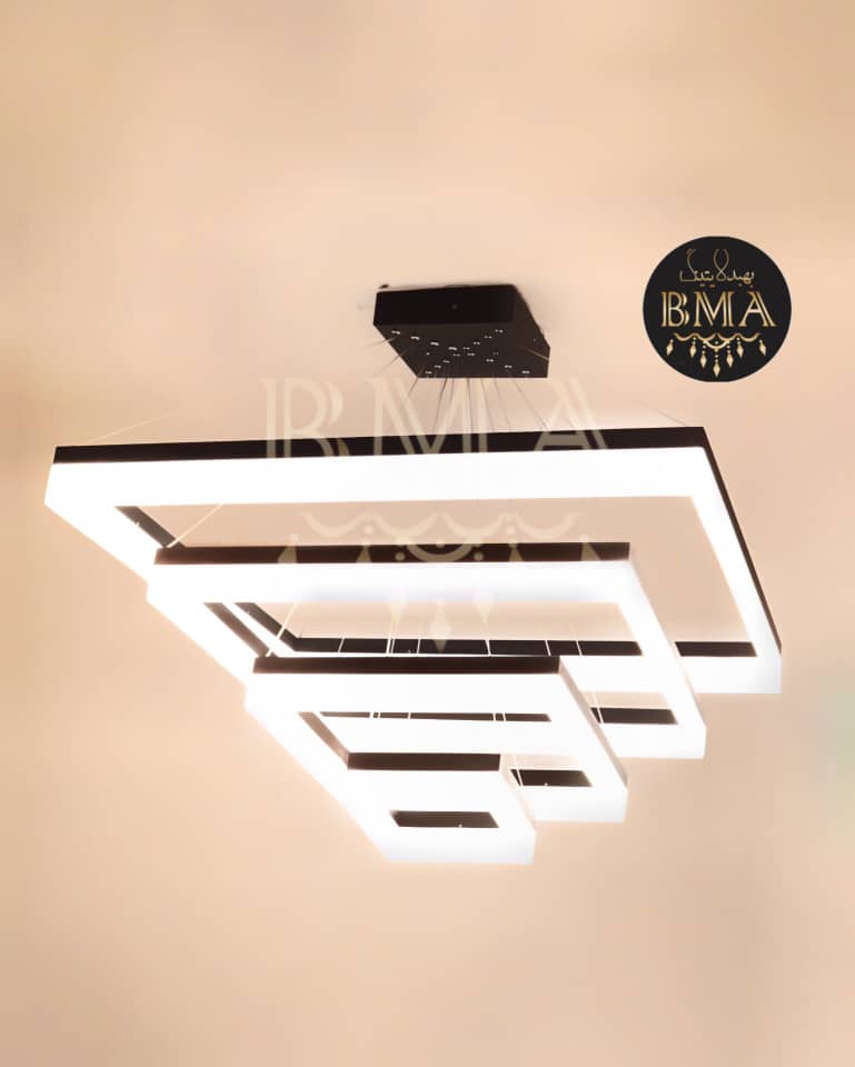 WhatsApp Image 2025-07-14 at 10.59.44 لوستر مربع پلکسی 80.60.40.20 چهار طبقه BMA - Image 1