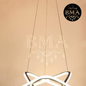 لوستر ستاره مثلث دولب نور BMA